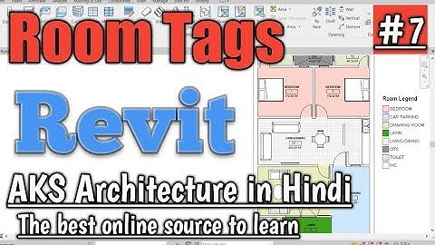 #7 | Room tags | Room Schedule | Color Fill Legend in Revit | Hindi | Urdu |