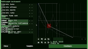 SunVox 1.9.3: Sampler Envelopes