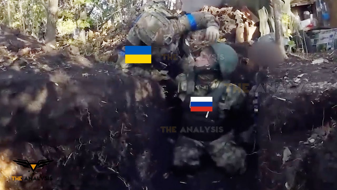 Horrible footage! Elite Ukrainian destroy dozens Russian soldiers in trenches Bakhmut