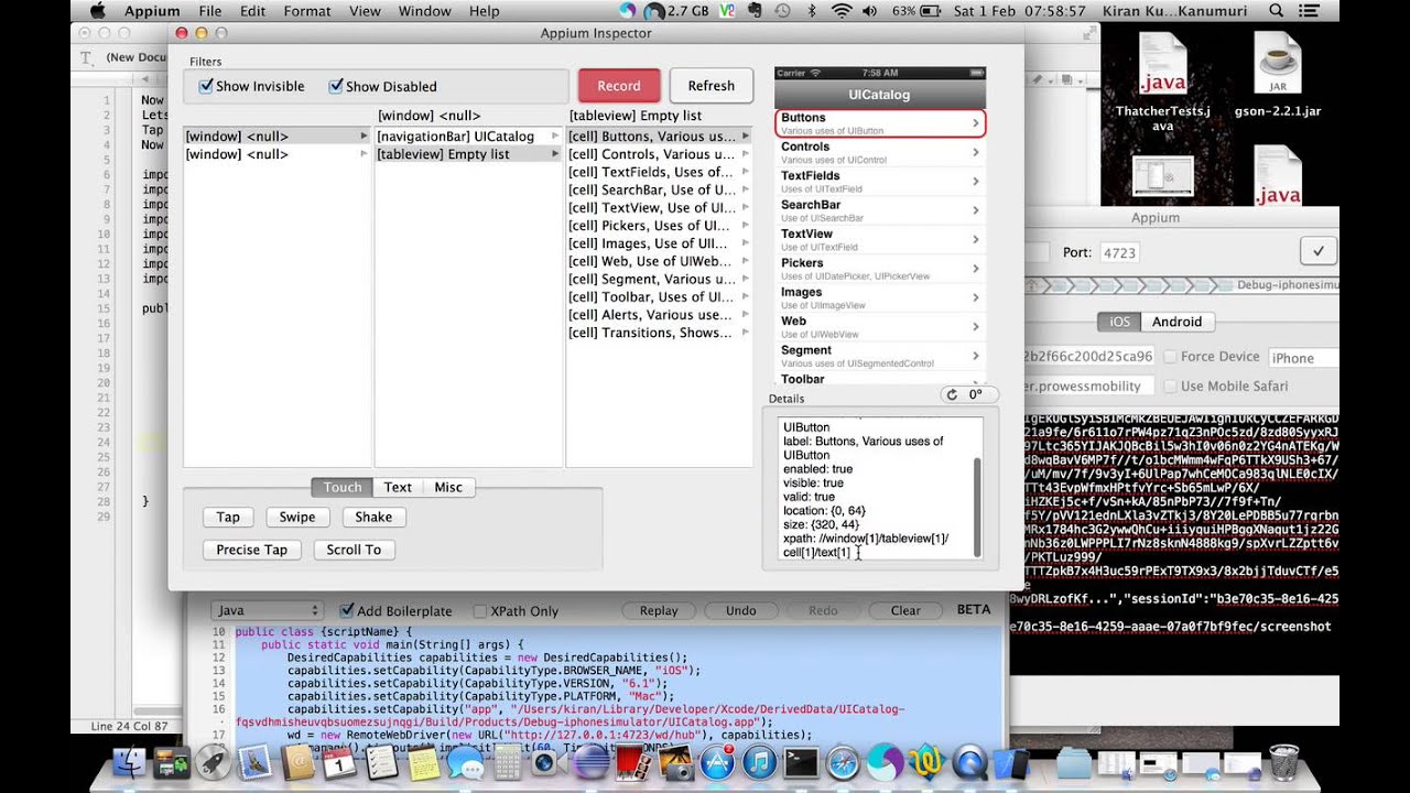 Appium IOS Automation - YouTube