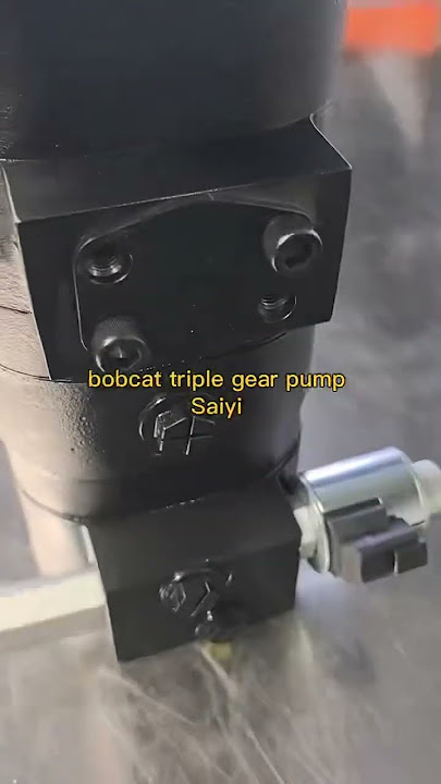 bobcat triple hydraulic gear pump 7409991 6688714 6668699