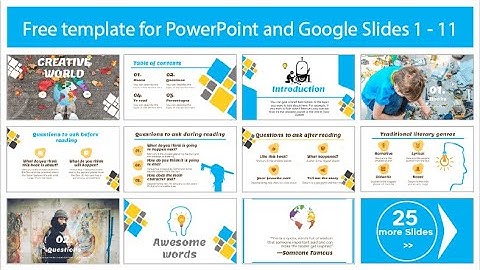Free Creative World Template for PowerPoint, Google Slides and Canva
