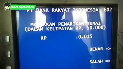 Tutorial AMBIL UANG DI ATM BRI - Durasi: 3.57. 