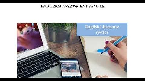 Aiou Solved Assignment (9416) ETAEnglish Literature  Sample Autumn 2019