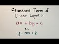 Understanding Linear Equations