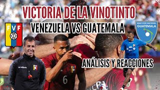 VICTORIA DE VENEZUELA VS GUATEMALA - PARTIDO AMISTOSO - LA VINOTINTO