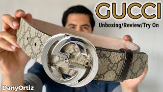 GUCCI || GG Supreme || Cinturón || Unboxing/Review/Try On || DanyOrtiz -  YouTube