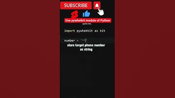 Send WhatsApp msg using python code