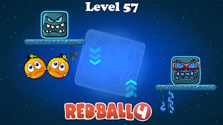 Red Ball 4 Two Orange Ball Level 57 screenshot 4