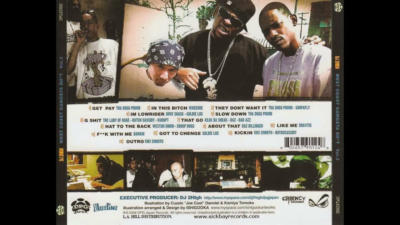 DPG Presents DJ 2High West Coast Gangsta Shit Vol 3