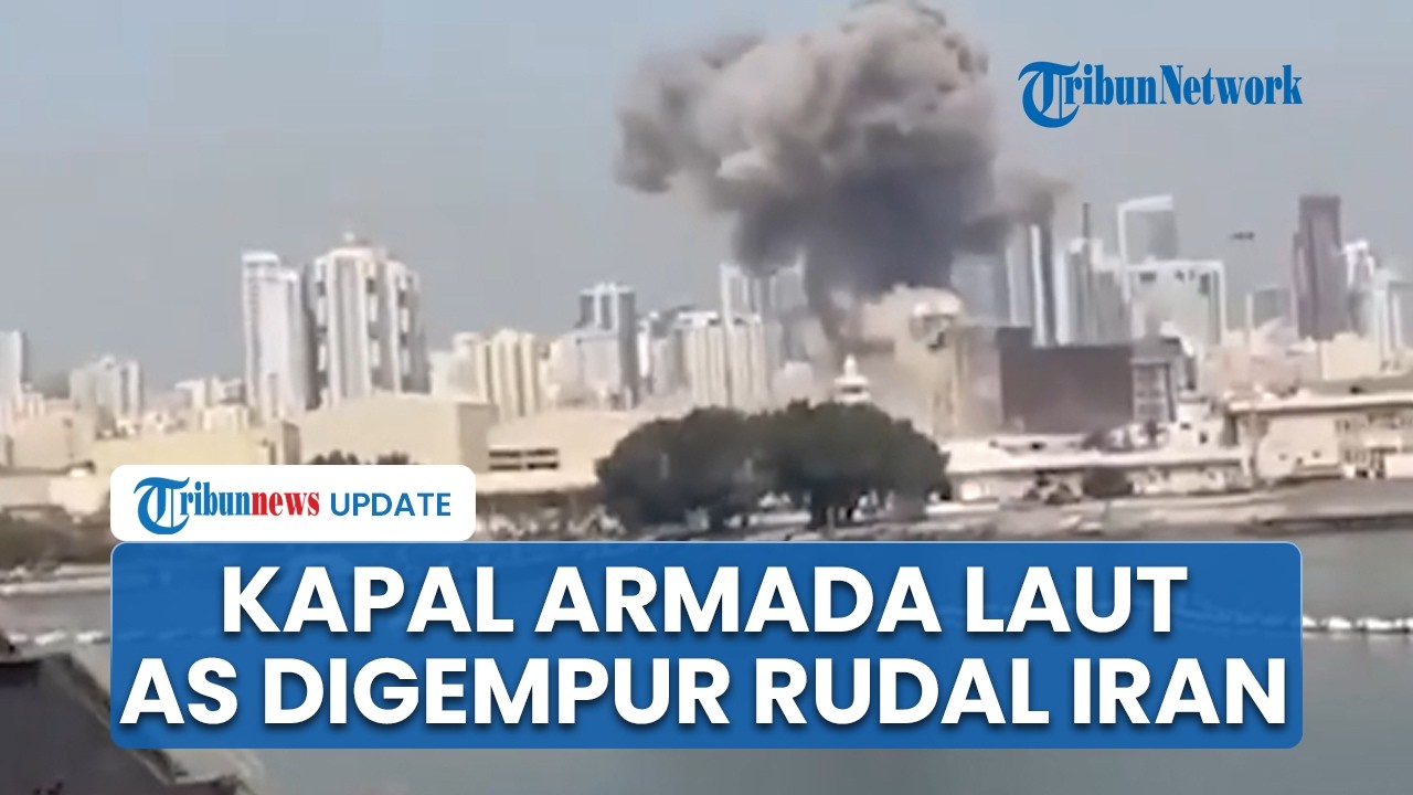 Kapal Angkatan Laut AS Hancur! Digempur Rudal Iran Balas Serangan Israel, Armada Kelima Disasar