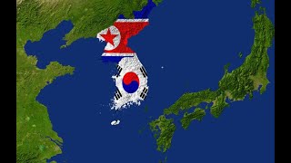 Северная Корея VS Южная Корея!|Paint 3D