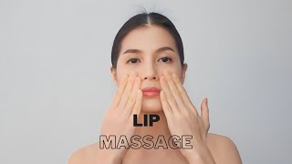 LIP MASSAGE FACE YOGA โยคะหน้ายกกระชับริมฝีปาก MIMP FIT FACE YOGA SMOKE LINE EP.3 mimpfitfaceyoga