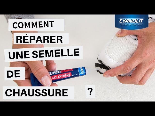 Colle extra forte pour réparer une semelle de chaussure 