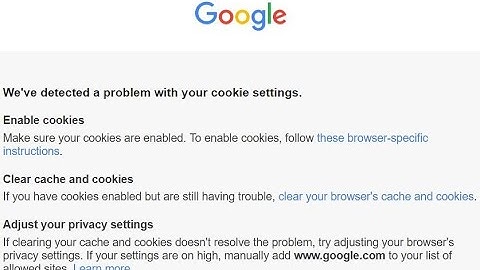How to Fix ‘We’ve Detected a Problem with Your Cookie Settings’ in Gmail in  Microsoft Edge