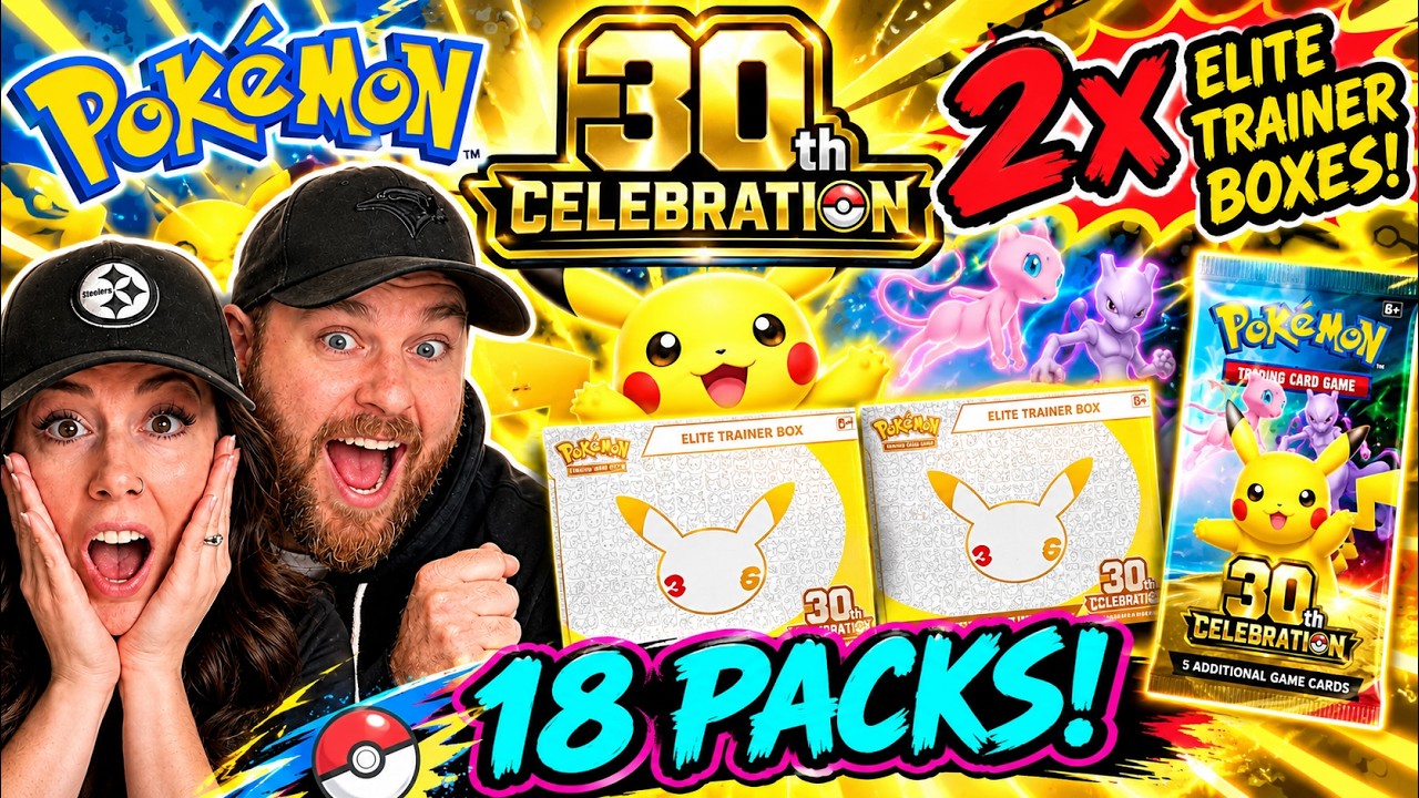 Can We Complete the 30-Pikachu Collection?! | Pokémon 30th Celebration ETB unboxing