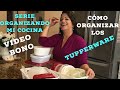 Organizando los Tupperware o las Tazas De Plástico en mi Cocina. Video Bono