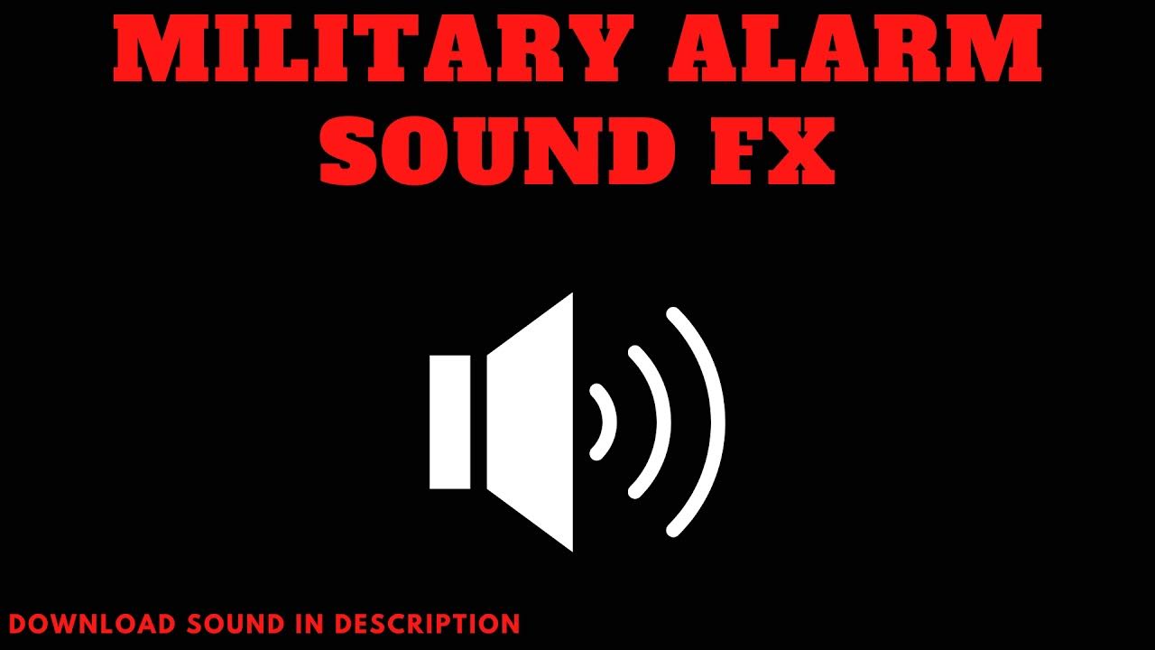 Alarm sound effect. Alarm sound effect
