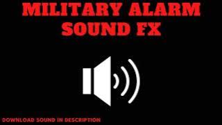 Military Alarm - Sound FX Copyright Free