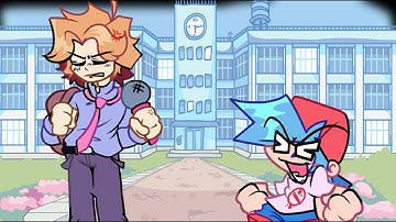 fnf- Senpai (FNF Reworked Rhythms fan charted)