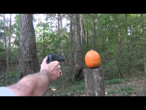 Pumpkin Carving With a Gun V