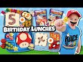 School Lunch TAKEOVER - Griffin's 5th Birthday Week Of Lunches  🎂