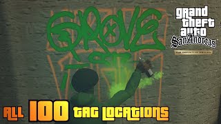 GTA San Andreas All Tag Locations Guide - 100 Tags Collectibles Walkthrough