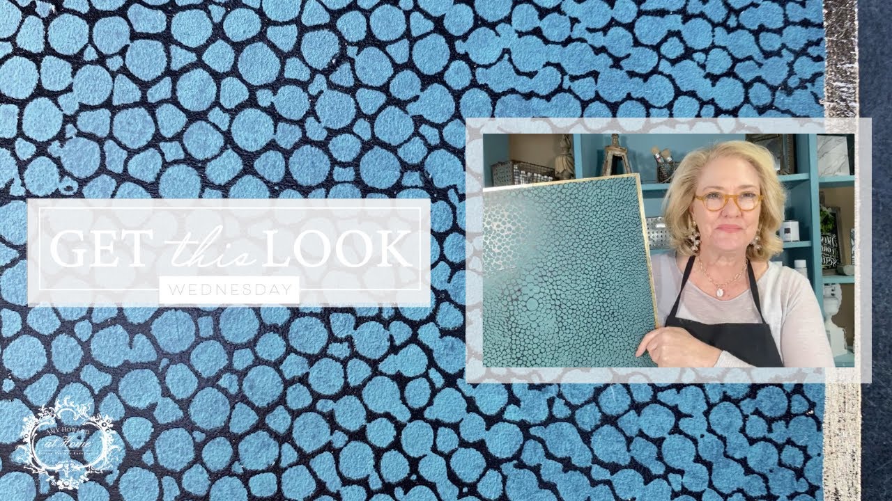 DIY Modern Shagreen Furniture Finish Easy As 1, 2, 3! ✨ | Amy Howard At Home