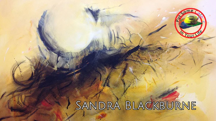 How to paint acrylic abstract paintings with Sandr...