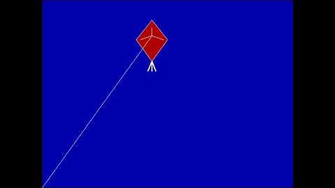 Kite Flying Program In C++ with Graphics..