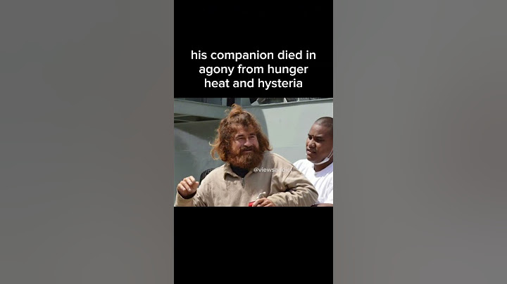 Man survived 438 days lost in the ocean