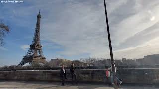 Paris in Winter,views in City (1)ទេសភាព​រដូវរងារនៅប៉ារីបារាំងLe paysage dans la rue à Paris24.01.24