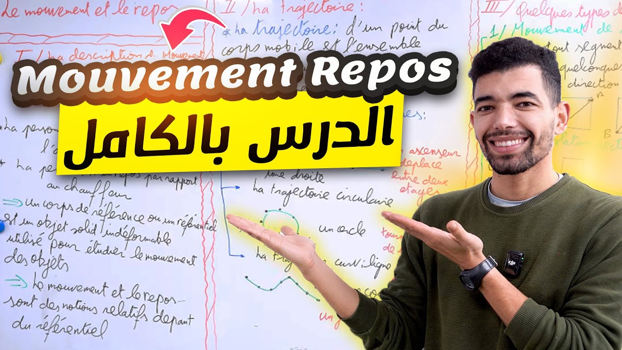 le mouvement et le repos 3eme année collège