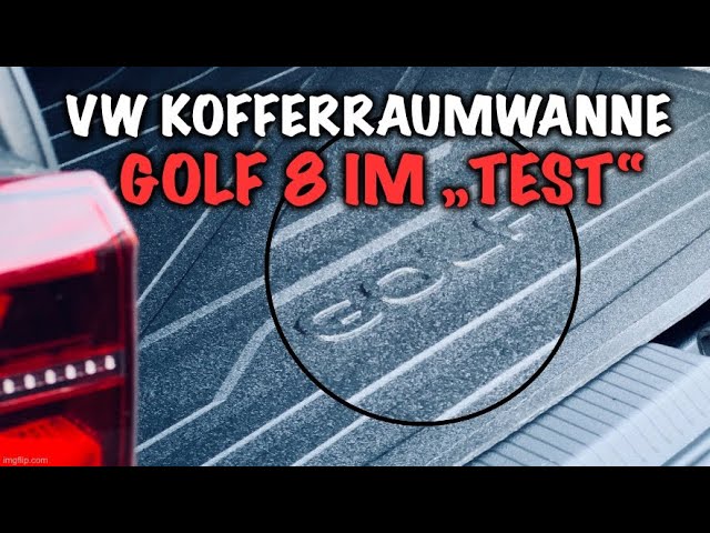 VW Golf 8 Kofferaumwanne Original #vw 