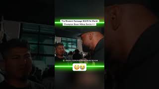 The Moment Rampage EGO'D 5x World Champion Boxer Mikey Garcia 👀#rampagejackson #mikeygarcia