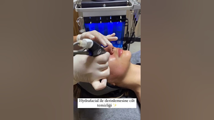 Hydrafacial ile derinlemesine temizlenmiş bir cilt✨