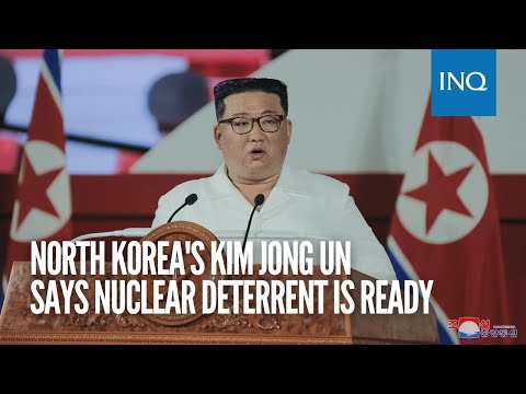 North Korea's Kim Jong Un  says nuclear deterrent is ready