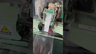 白色印字(白色インクリボン) 賞味期限印字テスト　中古シール工業印字脱気エンドレスシーラー(シール幅13mm)／品番　SLE-DV(製造番号960701)問い合わせ番号　Z-01012-1