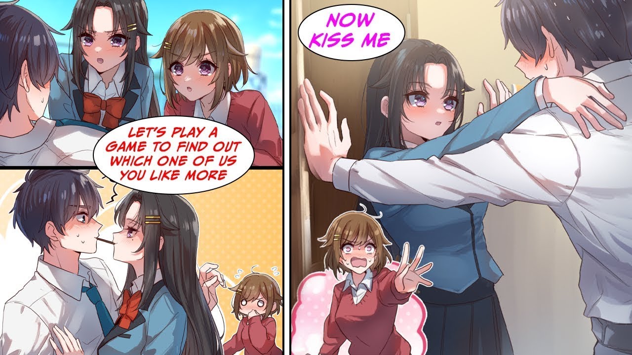 [Manga Dub] I play a game with twins that are in love with me and they both want to kiss me [RomCom]