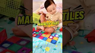GAK LAGI MAIN GADGET !! #magnetictiles #mainananak