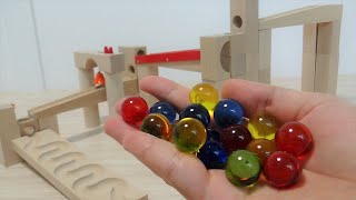 Marble Run Wooden Tunnel ASMR Healing Video # 22