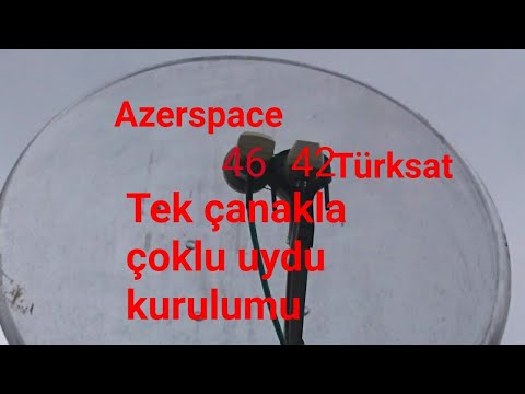 Uydu yön bulucu olmadan tek çanakla Azeri &Türk kanaları nasıl ayarlanır 2020