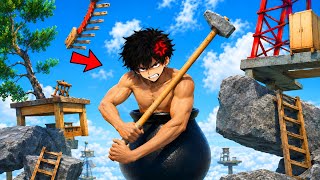 JSS Got Stuck Inside Pot | Playing Getting Over It😡 screenshot 3