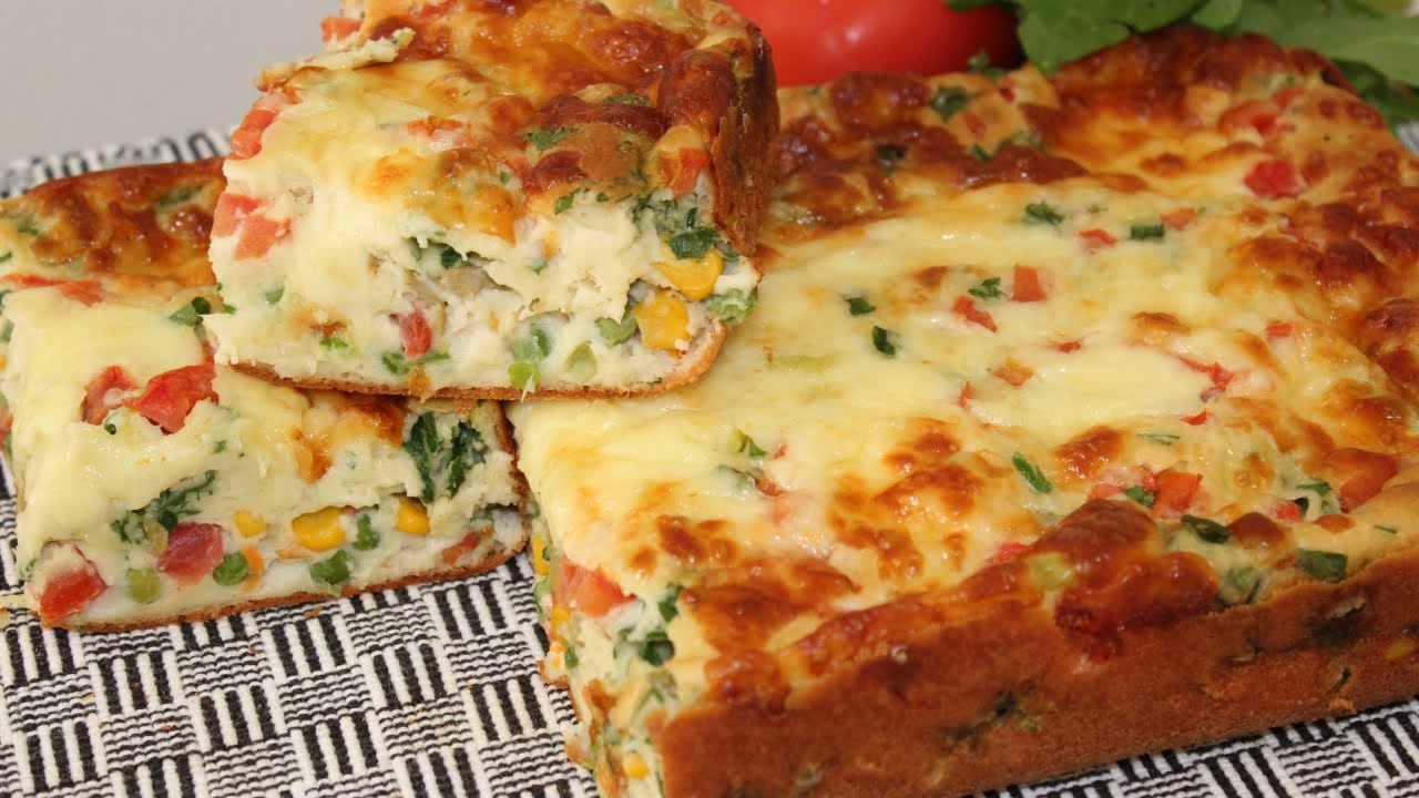 TORTA DE LEGUMES| TORTA DE LIQUIDIFICADOR/ RÁPIDA E DELICIOSA/Vegetable Pie