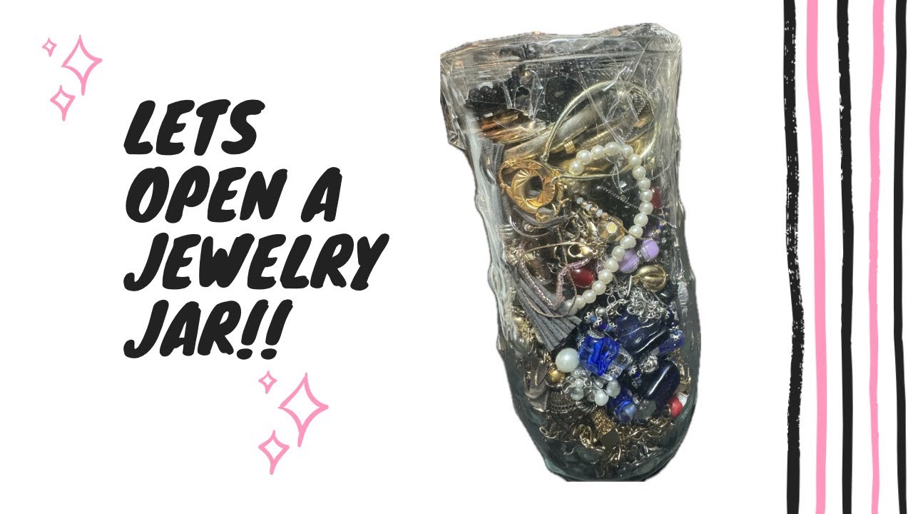 Jewelry jar opening haul ! Egyptian relic? Gold , Silver & More ! 