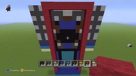 Minecraft 360: How To Make A Thor Statue (The Avengers)