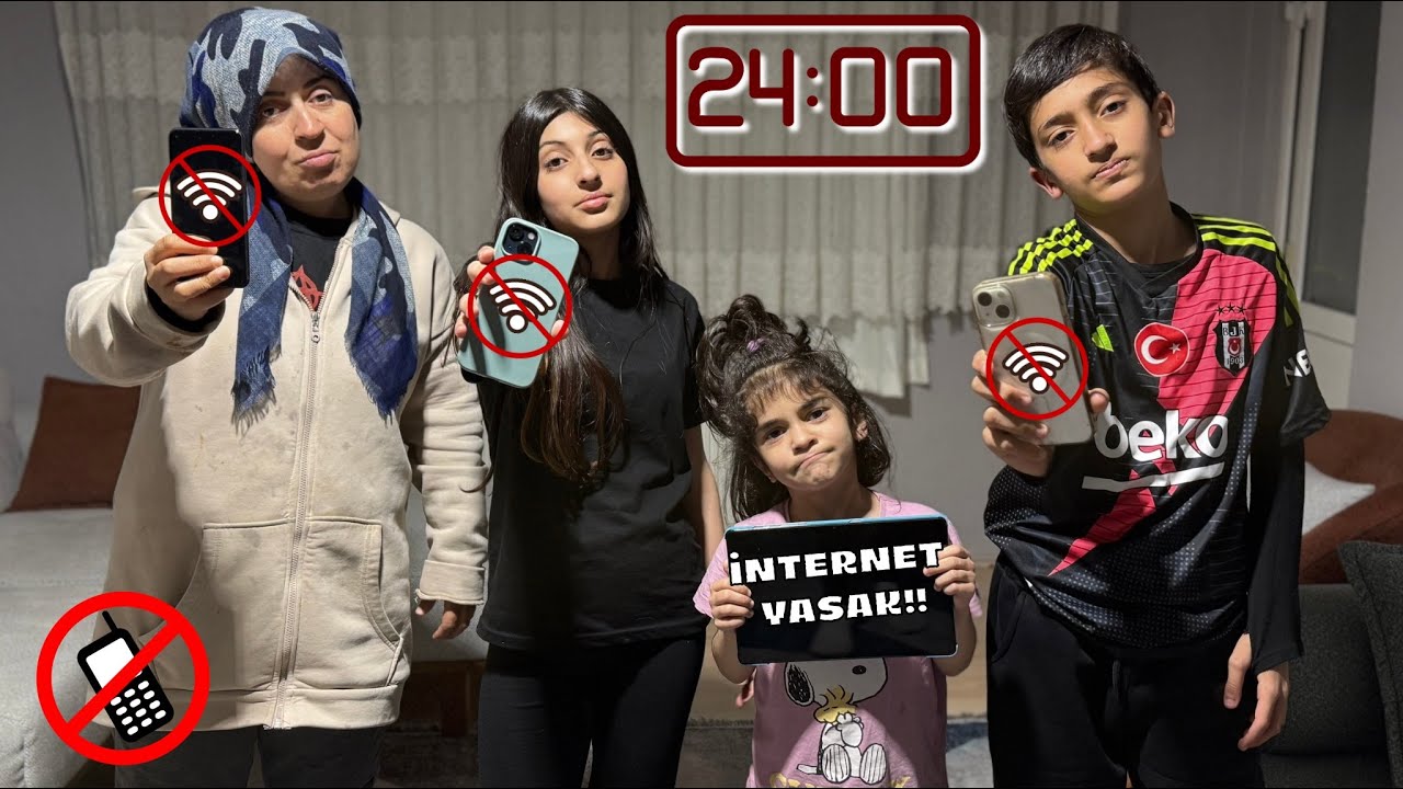 İNTERNETSİZ BİR GÜN GEÇİRMEK #24 SAAT TELEFON TABLET TELEVİZYON YOK..!!