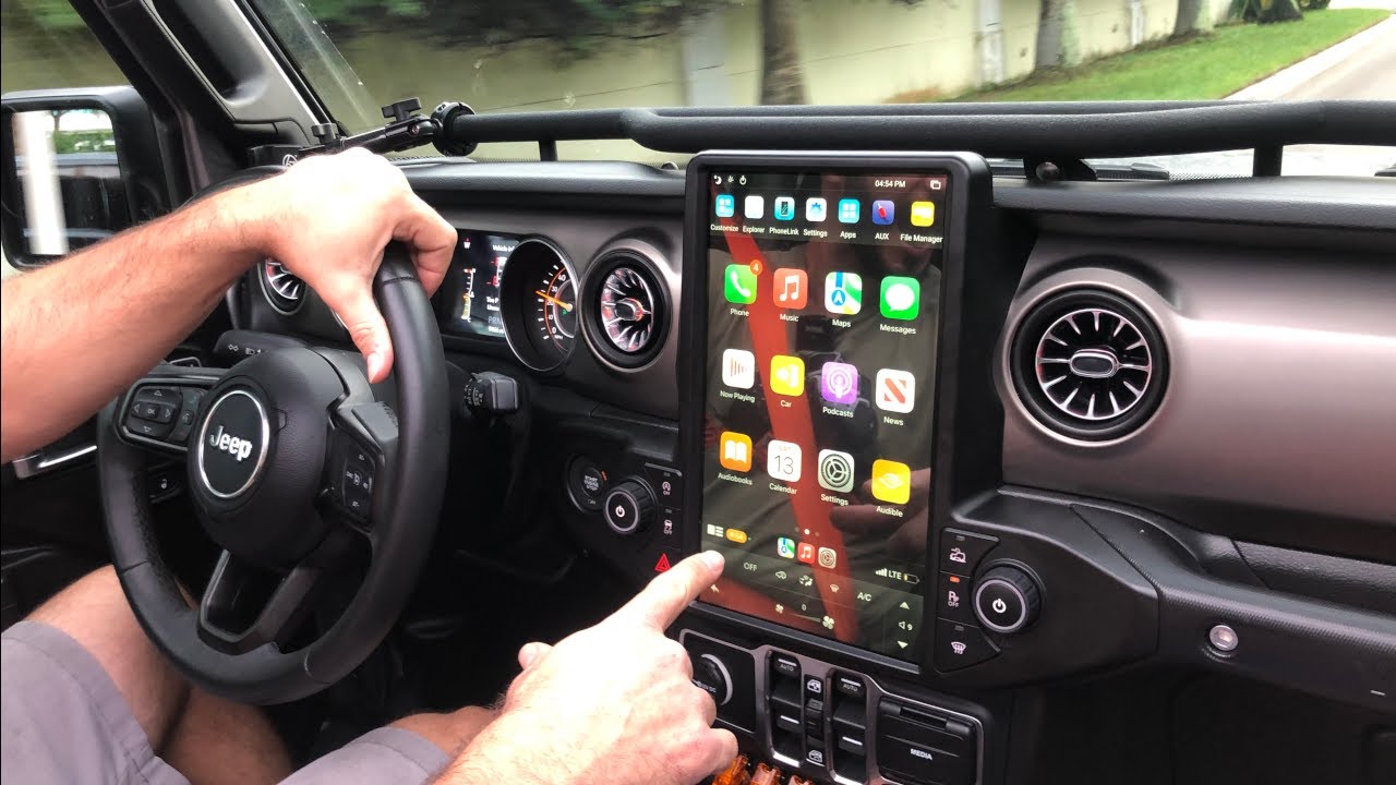 Jeep Wrangler Tesla Screen ~ Is it Worth it? - YouTube