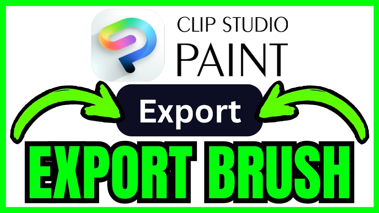 How To EXPORT Brushes Clip Studio Paint (QUICK & EASY) 2026 - YouTube