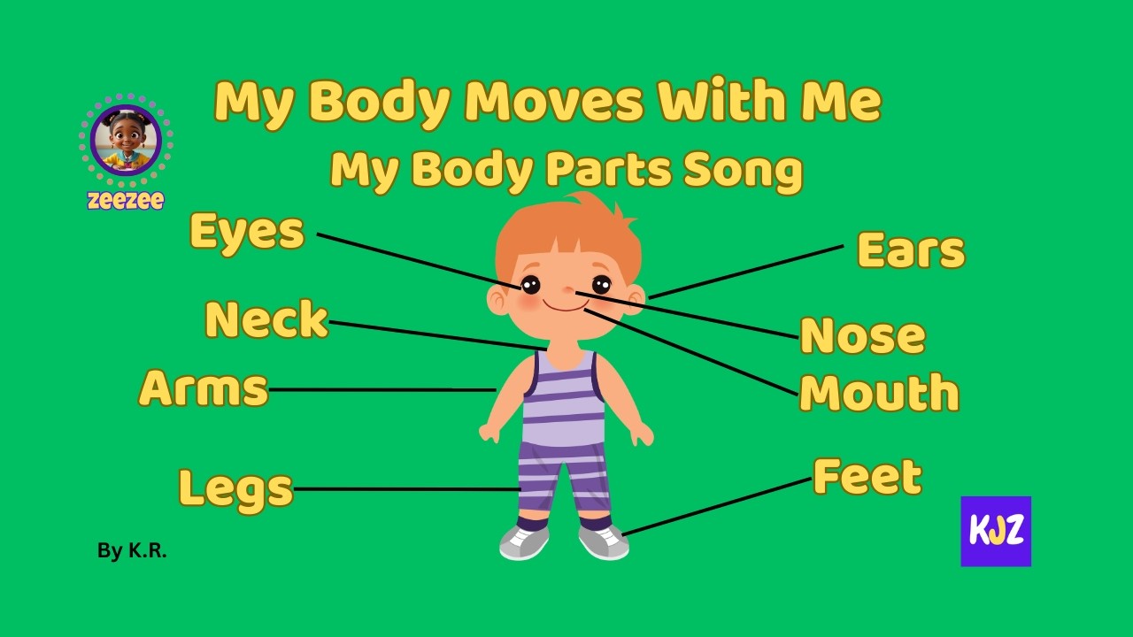 My Body Moves With Me Body Parts Video KidzJamZone